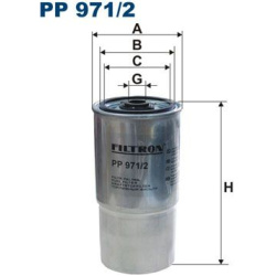 kuro filtras
                                FILTRON                                                PP971/2, Nenurodytas gami