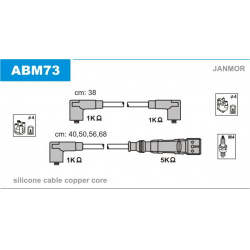 uždegimo laido komplektas
                                JANMOR                                ABM73, JANMOR, ABM73, auto d