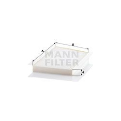 filtras, salono oras
                                MANN-FILTER                                CU3461/1, MANN-FILTER, CU3461