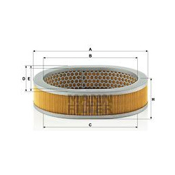 oro filtras
                                MANN-FILTER                                                C2353, MANN-FILTER, C2
