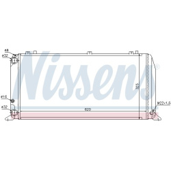 Aušinimo radiatorius
                                NISSENS                                                60488, NISSENS, 