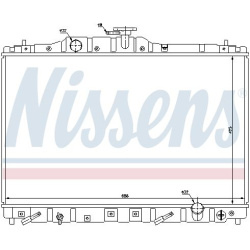 Aušinimo radiatorius
NISSENS 63313, NISSENS,