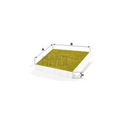 filtras, salono oras FreciousPlus
                                MANN-FILTER                                                