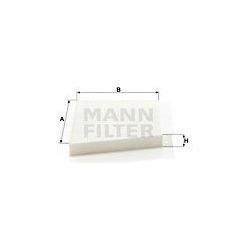 filtras, salono oras
                                MANN-FILTER                                                CU3461, MANN-