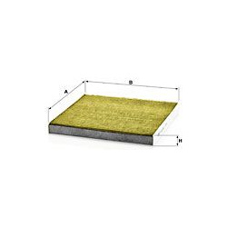 filtras, salono oras FreciousPlus
                                MANN-FILTER                                FP2544, MANN-FIL