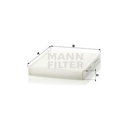 filtras, salono oras
                                MANN-FILTER                                CU2533-2, MANN-FILTER, CU2533