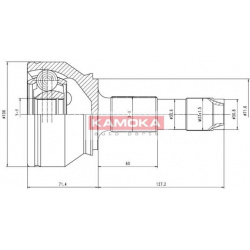 pusašio šarnyras
                                KAMOKA                                                6501, KAMOKA, 6501, 