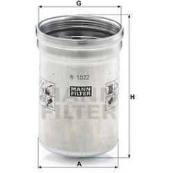 Filtras tepalo
                                MANN-FILTER                                                W1022, MANN-FILTER,