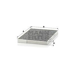 filtras, salono oras
                                MANN-FILTER                                                CUK2620, MANN