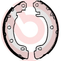 stabdžių trinkelių komplektas ESSENTIAL LINE
                                BREMBO                                       