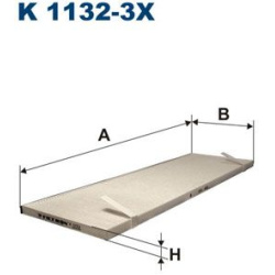 filtras, salono oras
                                FILTRON                                                K1132-3X, Nenurod