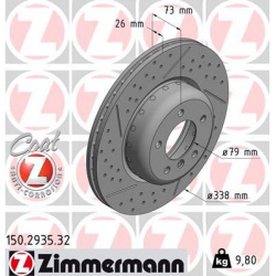 stabdžių diskas (1vnt) FORMULA F
                                ZIMMERMANN                                                