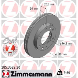 stabdžių diskas (1vnt) COAT Z
                                ZIMMERMANN                                                285