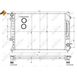 Aušinimo radiatorius
                                NRF                                                53443, NRF, 53443, a