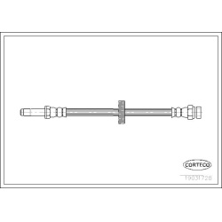 stabdžių žarnelė
                                CORTECO                                                19031728, CORTECO