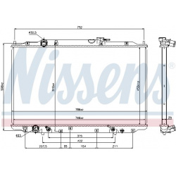 Aušinimo radiatorius
                                NISSENS                                                69477, NISSENS, 