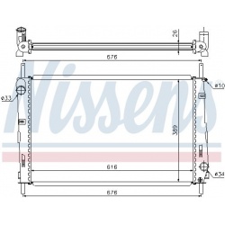 Aušinimo radiatorius
                                NISSENS                                                69250, NISSENS, 