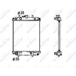 Aušinimo radiatorius
                                NRF                                                53674, NRF, 53674, a
