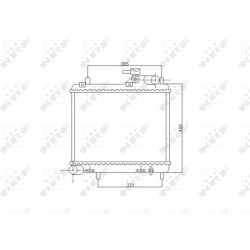 Aušinimo radiatorius
NRF 53745, NRF, 53745, a