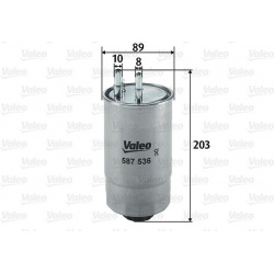 kuro filtras
                                VALEO                                587536, VALEO, 587536, auto detalė