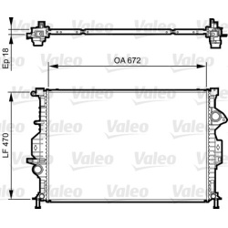 Aušinimo radiatorius
                                VALEO                                                735373, VALEO, 735