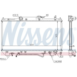 Aušinimo radiatorius
                                NISSENS                                                64784A, NISSENS,