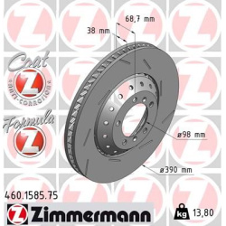 stabdžių diskas (1vnt) FORMULA Z
                                ZIMMERMANN                                                