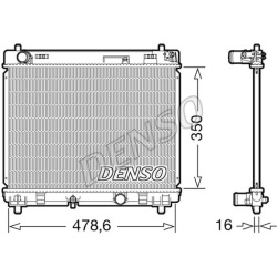 Aušinimo radiatorius
                                DENSO                                                DRM50104, DENSO, D