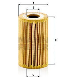 alyvos filtras
                                MANN-FILTER                                                HU7008Z, MANN-FILTE