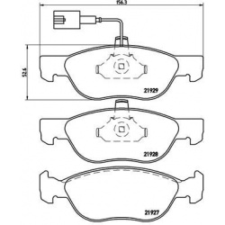 stabdžių trinkelių rinkinys, diskinis stabdys PRIME LINE
                                BREMBO                           