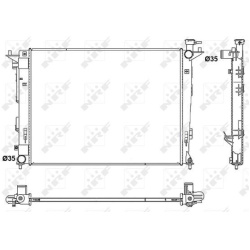 Aušinimo radiatorius
                                NRF                                                53052, NRF, 53052, a