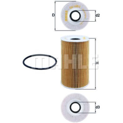 Filtras tepalo
                                MAHLE                                                OX128/1D, MAHLE, OX1281D,