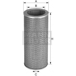 filtras, hidraulinė sistema
                                MANN-FILTER                                                HD106