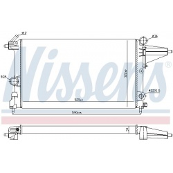 Aušinimo radiatorius
                                NISSENS                                                632231, NISSENS,