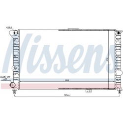 Aušinimo radiatorius
                                NISSENS                                                60054, NISSENS, 