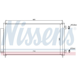 kondensatorius, oro kondicionierius ** FIRST FIT **
                                NISSENS                                  