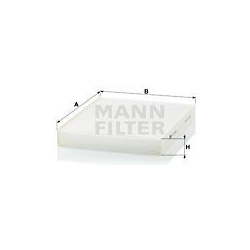 Filtras, salono oras
MANN-FILTER CU26001, MANN