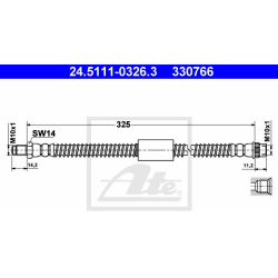 stabdžių žarnelė
                                ATE                                                24.5111-0326.3, ATE, 