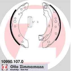 stabdžių trinkelių komplektas
ZIMMERMANN 10