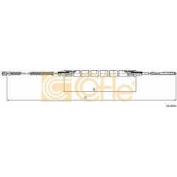 trosas, stovėjimo stabdys
                                COFLE                                                10.9031, Nenu