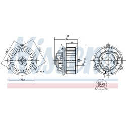 vidaus pūtiklis
                                NISSENS                                                87249, NISSENS, 87249