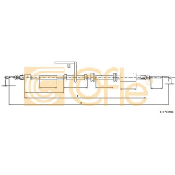 trosas, stovėjimo stabdys
                                COFLE                                                10.5168, Nenu