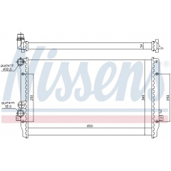 Aušinimo radiatorius
                                NISSENS                                65012, NISSENS, 65012, auto deta