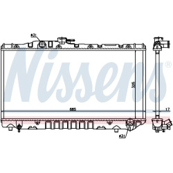 Aušinimo radiatorius
                                NISSENS                                64712, NISSENS, 64712, auto deta