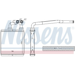 šilumokaitis, salono šildymas ** FIRST FIT **
                                NISSENS                                      