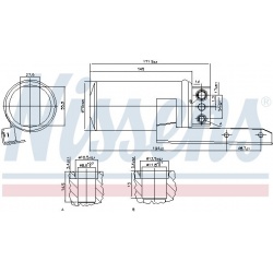 džiovintuvas, oro kondicionierius
                                NISSENS                                95236, NISSENS, 952