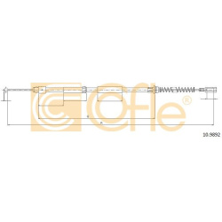 trosas, stovėjimo stabdys
                                COFLE                                                10.9892, Nenu