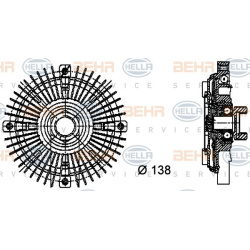 HELLA                                8MV376732201, Nenurodytas gamintojas, 8MV376732201, auto detalė