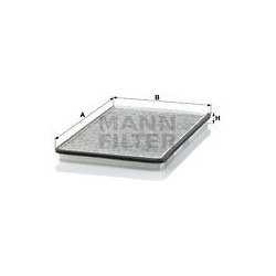 filtras, salono oras
                                MANN-FILTER                                CUK3032, MANN-FILTER, CUK3032