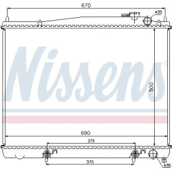 Aušinimo radiatorius
NISSENS 62916, NISSENS,